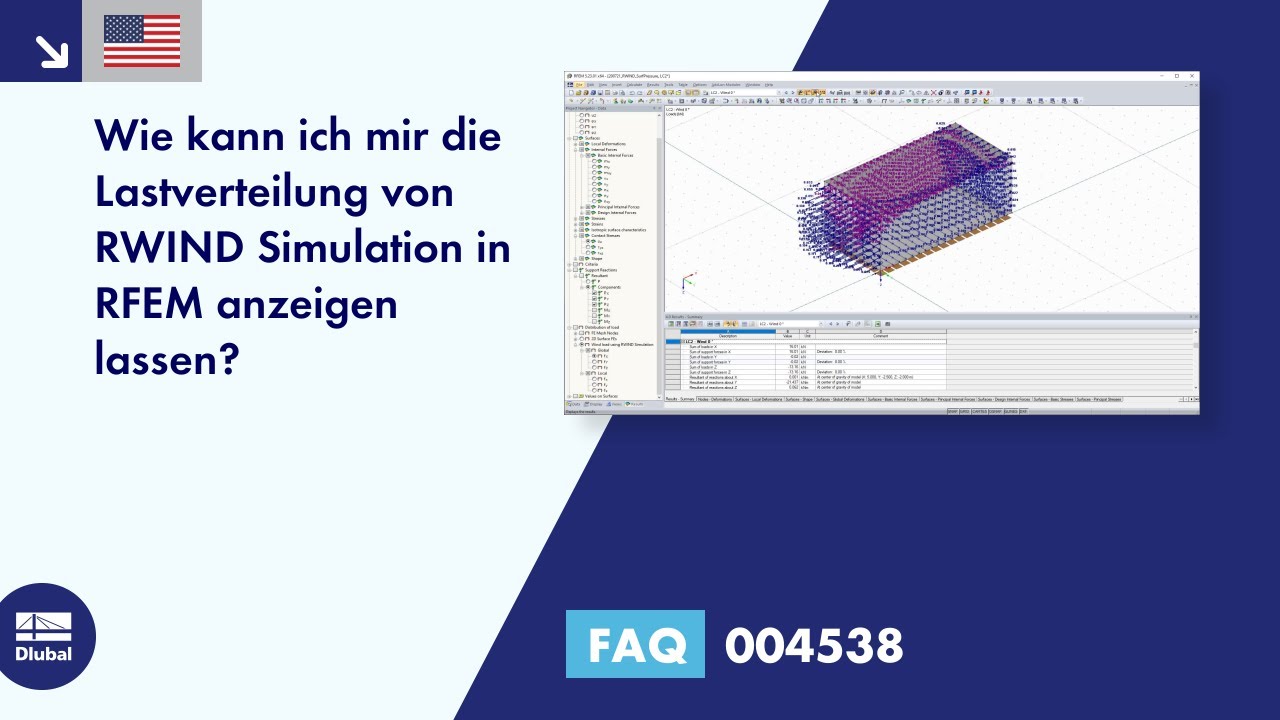 [EN] FAQ 004538 | Wie kann ich mir die Lastverteilung von RWIND Simulation in RFEM anzeigen lassen?