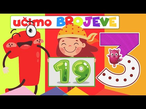 UČIMO BROJATI Mix 🎶📚 Edukativna Videa i Dječje Pjesmice za Vrtićku Djecu
