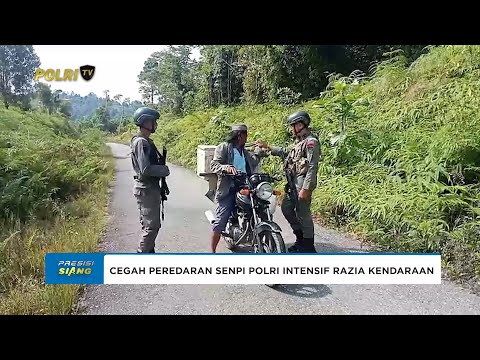 CEGAH PEREDARAN SENPI SATGAS MADAGO RAYA INTENSIF RAZIA KENDARAAN DI POSO