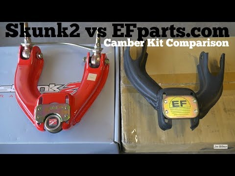 Skunk2 vs EFparts.com Camber Kit - Comparison and Install 88-91 on Civic CRX