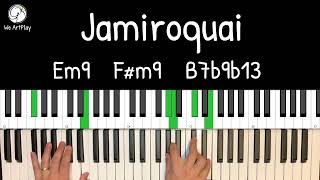 How to Play Funky Piano Chords - "Everyday" by Jamiroquai (piano tutorial & music theory lesson)