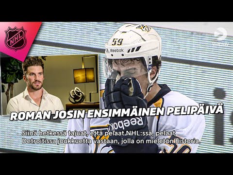 Ensimmäinen pelipäiväni NHL:ssä | Roman Josi häkeltyi Detroitin tähtiloistosta