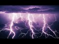 Powerful Thunderstorm Rain Sounds For Sleeping Relaxing Rain Thunder Lightning At Night
