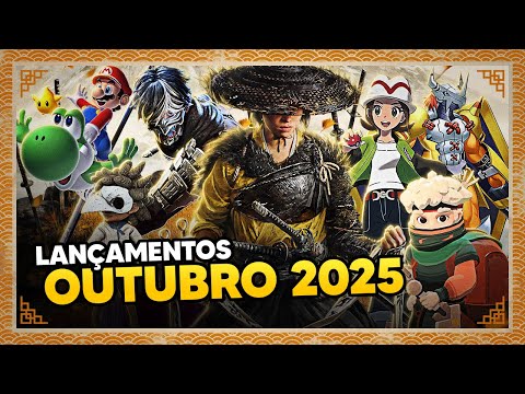 TOP 70 NOVOS JOGOS - LANÇAMENTOS DE OUTUBRO 2025 (Switch 1, Switch 2, PC, PS4, PS5, XB1, XBXS)