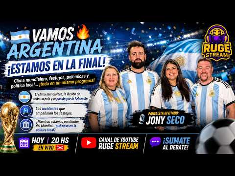 🇦🇷 Argentina ganó, Carlos Paz festejó… ¿y la nueva Cárcano? | RUGE STREAM #10