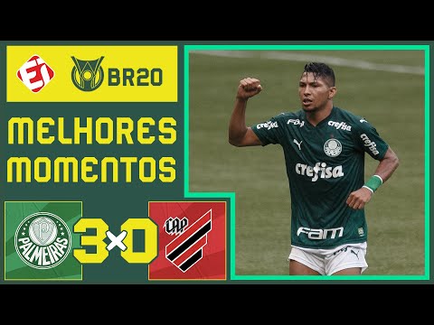Gols e lances de Palmeiras x Athletico Paranaense