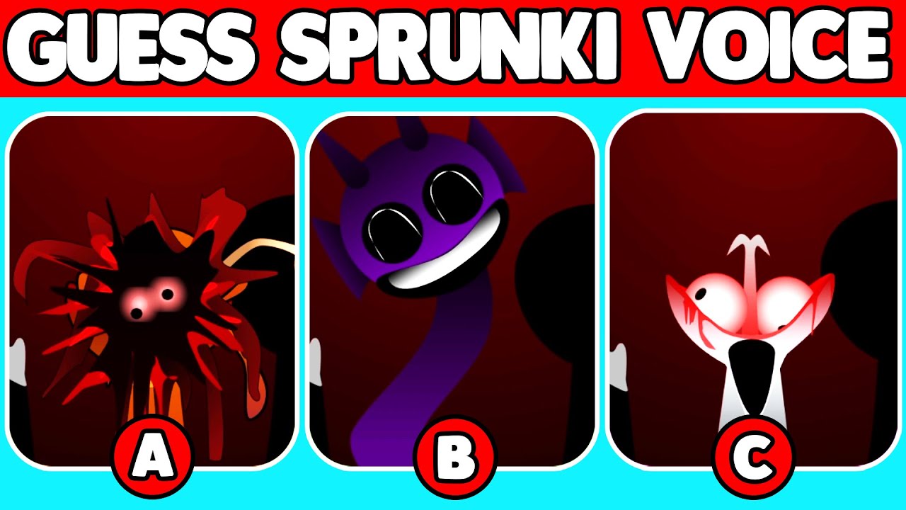 DARK Edition - Phase 1, 2 & 3 Sprunki Characters 🔊 - Guess the Correct INCREDIBOX SPRUNKI Voice!