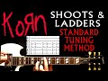 Korn Shoots And Ladders Standard Tuning Method 6 String Guitar Lesson Guitar Tabs Guitar Cover