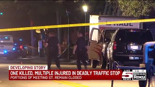 VIDEO: SC Highway Patrol investigating deadly Charleston traffic stop pursuit
