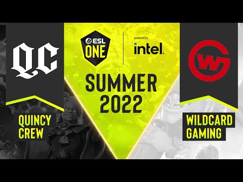 Dota2 - Quincy Crew vs. Wildcard Gaming - Game 1 - DPC NA Tour 3 - ESL One Summer 2022