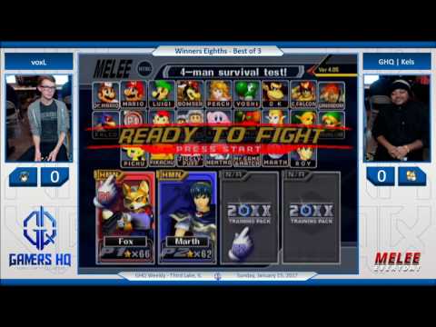 GHQ Weekly [1/15/17] - GHQ | Kels (Fox) vs. voxL (Marth) - SSBM - Winners Eighths