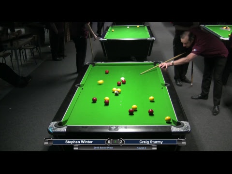 2019 Senior Plate 1 - Round 2 - Syd Beckett v Ron Sharpe