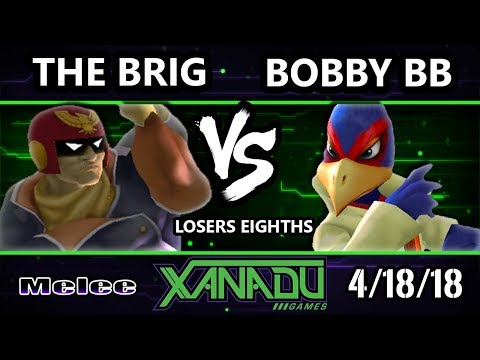S@X 246 SSBM - The Brig (Captain Falcon) Vs. Bobby BB (Falco) - Smash Melee Losers Eighths