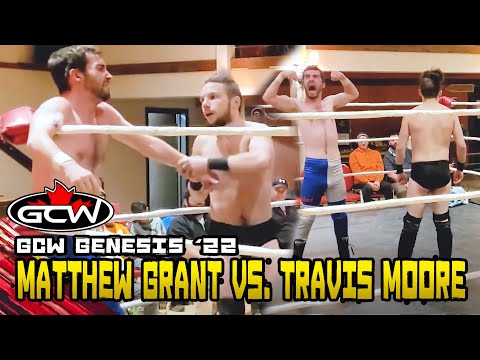 FULL MATCH: Travis Moore vs. Matthew Grant | GCW Genesis '22 | Hamilton Wrestling 10/15/2022