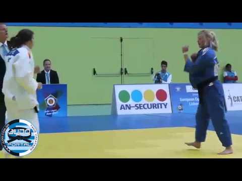 European Judo Open Women Lisbon 2013 Bronze -63kg PUCHE PALAO (ESP) - AHRENS Claudia (GER)