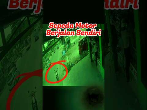 Sepeda Motor berjalan sendiri #ghost #hantu #mystery #horrorstories