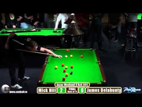Anzac Weekend 8 Ball 2011 Final Mick Hill v James Delahunty
