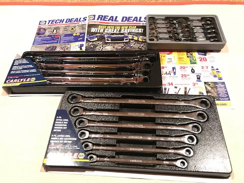 NAPA Auto Parts 2019 Q1 Real Tool Deals Carlyle and GearWrench Metric Sets - Just the good stuff
