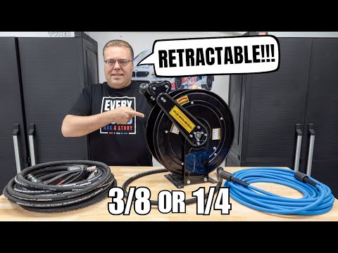 Amazon Retractable Pressure Washer Hose Reel | Fixfans | 1/4 or 3/8
