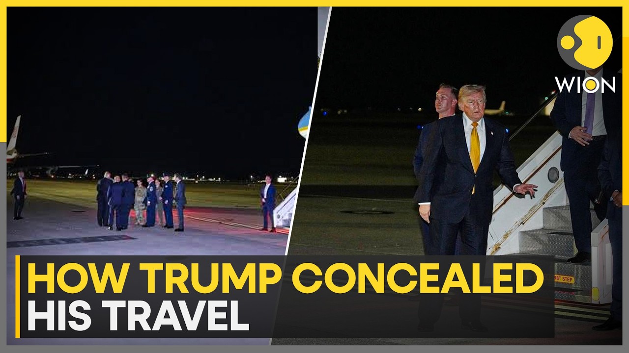 Trump Secretly Flew On Military Jet After Iranian Threat: Report | WION News