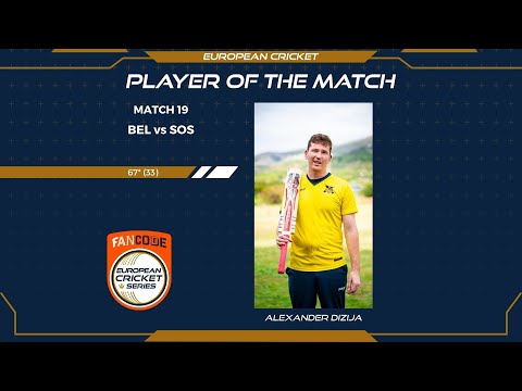 MOM: A.Dizija - BEL vs SOS | Highlights | FanCode ECS Croatia Day 5 | Croatia 2021