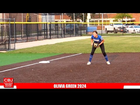 Olivia Green 2024 Infielder Softball Skills Video