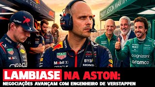 🚨BOMBA: RED BULL PODE PERDER LAMBIASE PARA ASTON MARTIN! NEGOCIAÇÃO | FÓRMULA 1 | GP EM CASA+