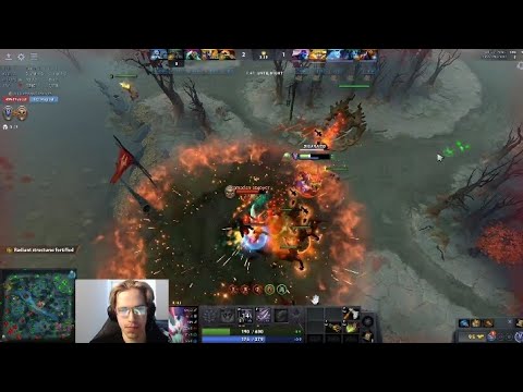 Topson's Riki vs Huskar in Mid Lane