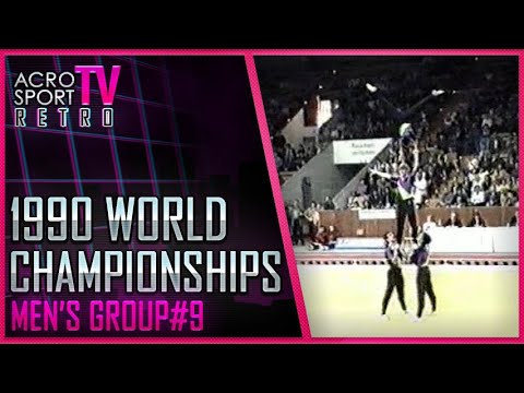 Männergruppe #9 | WM 1990 Augsburg | AcroSportTV RETRO