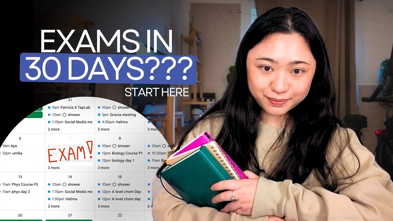 How to Prepare for Exams in 1 Month (The Realistic Strategy)