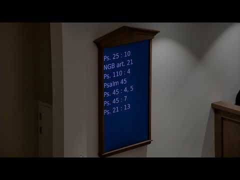 Weekdienst | Wo 15-03-2023 19:30 | Psalm 45 vers 8b t/m 10 | Ds. L.W.Ch. Ruijgrok