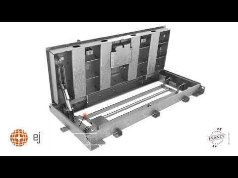 FF Planforsænket dæksel, KL D 400, lysningsmål på 800x800 mm