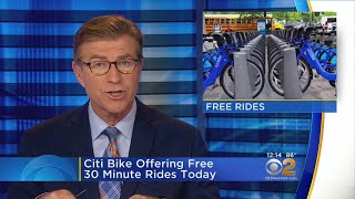 Citi Bike Offering Free 30-Minute Rides