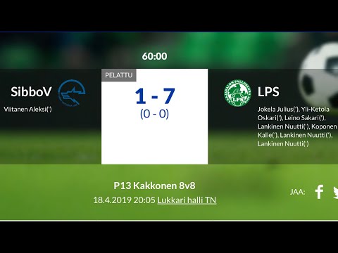 P13 Kakkonen 8v8: SibboV - LPS 18.4.2019