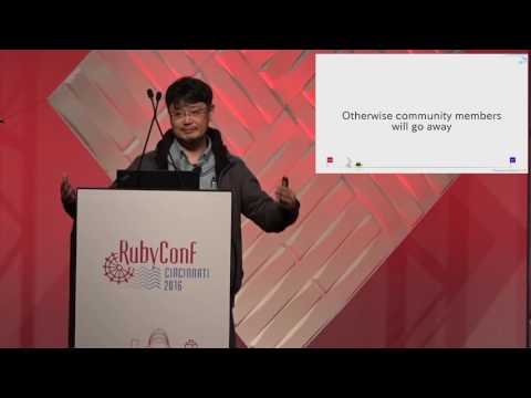 RubyConf 2016 - Opening Keynote by Yukihiro 'Matz' Matsumoto