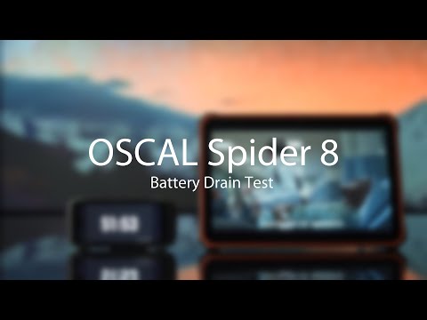 OSCAL Spider 8: Battery Drain Test | 1 Hour of Video-streaming & 1 Hour of Music Playback
