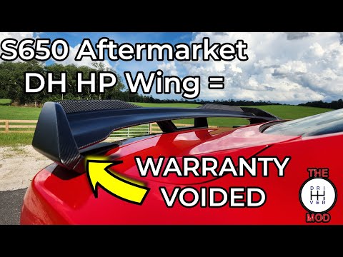 DARK HORSE Handling Pack Wing VOIDS my WARRANTY! BUYER BEWARE!