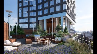 Discover a Hidden Oasis on Bridge Apartment's 5th Floor Terrace in Old City, Philadelphia