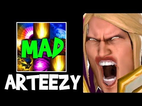 Always Full Exort First 9K Invoker Carry Mid by Arteezy 7.02 META Dota 2