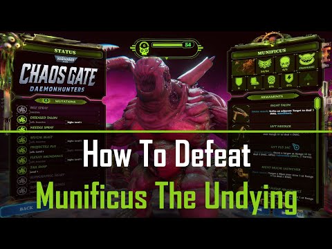 How To Defeat Repaer Munificus The Undying | W40K Chaos Gate Daemonhunters Boss