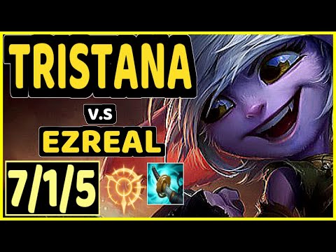 MAGIFELIX (TRISTANA) vs EZREAL - 7/1/5 KDA BOTTOM ADC CHALLENGER GAMEPLAY - EUW
