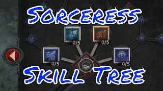 Diablo 4: Sorceress Skill Tree [BETA]