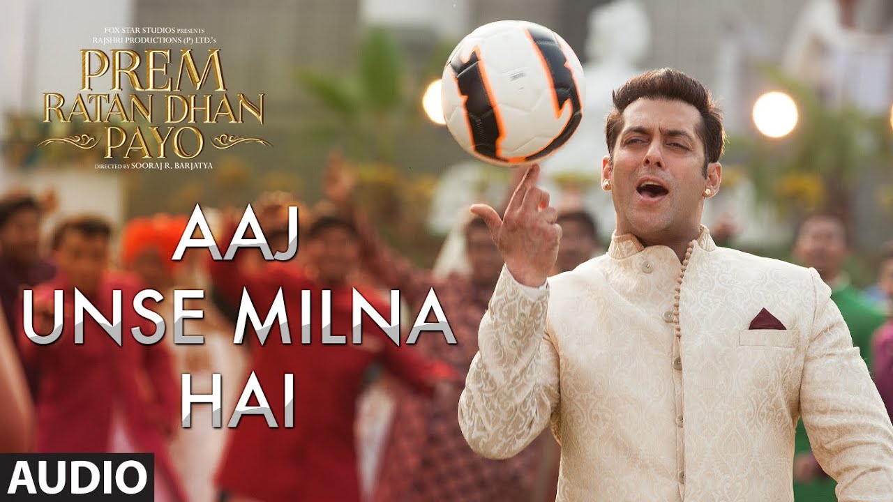 Aaj Unse Milna Hai Lyrics | Prem Ratan Dhan Payo | Salman Khan, Sonam Kapoor | Shaan | Himesh Reshammiya
