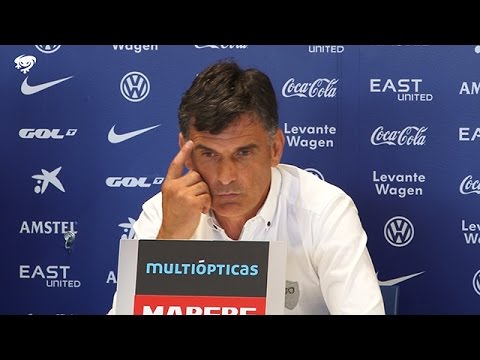 Rueda de prensa de despedida de José Luis Mendilibar