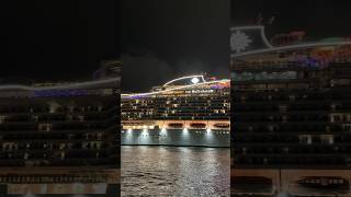 MSC World America sail away from Miami! #shorts #msc #msccruises #mscworldamerica #cruiseship
