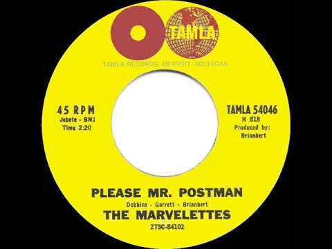 1961 HITS ARCHIVE: Please Mr. Postman - Marvelettes (a #1 record)