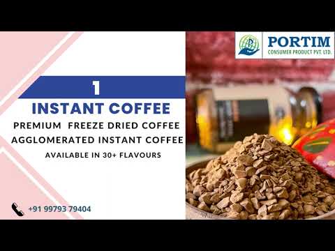 Freeze Dried Flavored Instant Coffee Powder 1 kg