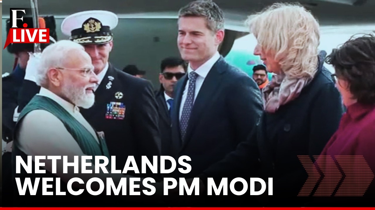 PM Modi Receives Warm Welcome in Netherlands During Official Visit | PM MODI | LIVE