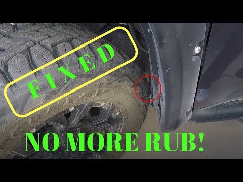 Fixing Tire Rub