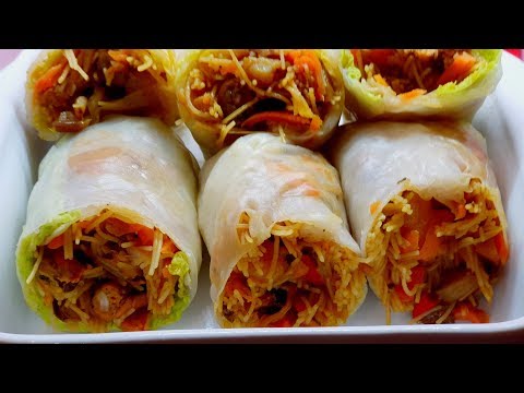 Faire Des Rouleaux De Printemps Facile (Recette De Nems)